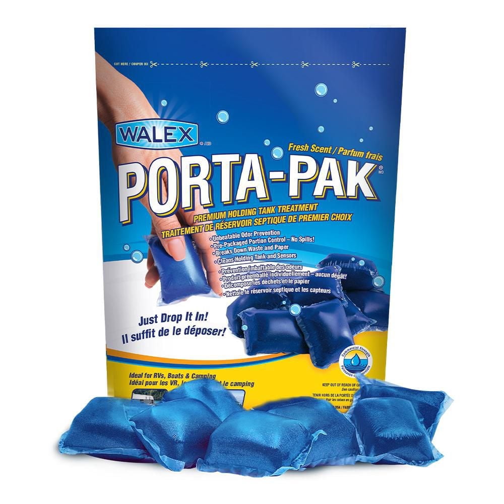 Walex Porta-Pak Fresh Scent holding tank deodoriser (4 Bags of 10