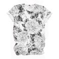 thumbnail image 4 of Économies de Printemps! CEHVOM T-Shirts Graphiques Floraux pour Femmes, T-Shirt à Manches Courtes Imprimé Paysage Floral Boho pour Femmes, Col Rond Décontracté Ample d'Été, T-Shirts Boho Basiques Confortables 2023, 4 of 5