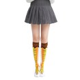 thumbnail image 3 of Opperiaya Adult Knitting Stockings Wrap Warm Autumn Over-Knee Socks, 3 of 5
