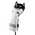 thumbnail image 4 of Durable Golf Driver Head Cover 400cc Woods Protector Headcover Fleece Lining FW Black, 4 of 8