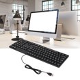 thumbnail image 2 of Senjay Clavier USB, Clavier Arabe, Clavier Arabe 104 Touches Interface USB Design Filaire Noir Matériau ABS Clavier de Bureau pour Ordinateurs de Bureau, 2 of 8