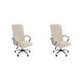 thumbnail image 4 of VONKY 3pack/lot Chair Cover Thickened And Anti-Skid Stay Securely In Place For Added Dust-proof Polyester cream-coloured XL 2Set, 4 of 6
