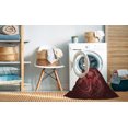 thumbnail image 2 of Ahgly Company Tapis Rectangulaire Lavable en Machine Intérieur Rouge Brique, 6 Pieds x 9 Pieds, 2 of 7