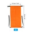 thumbnail image 2 of Unique Bargains Compression Stuff Sack, M Size Waterproof Sleeping Bag Storage Sack for Backpacking, Orange, 2 of 7