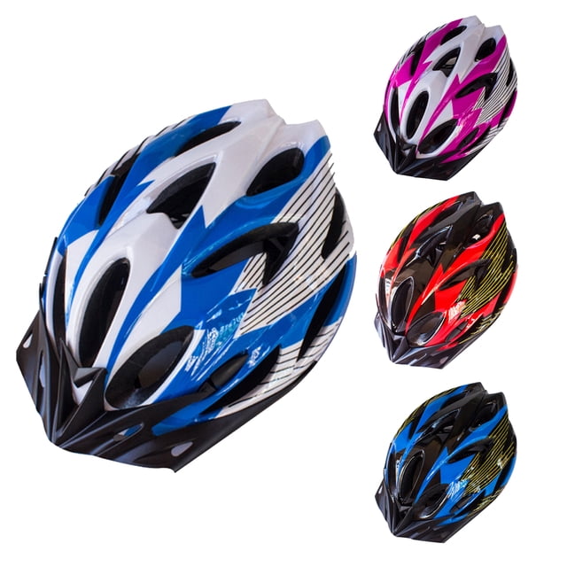 Casque Protecteur de Vélo de Sport Lubelski pour Hommes Femmes Enfant, Offert en Diverses Couleurs, Incluant Bleu, Rose, Rouge et Jaune. Conçu avec 18 Trous de ventilation pour la Circulation d'Air, Tour de Tête Ajustable pour un Ajustement Sécuritaire, et Mousse EPS durable pour une Sécurité Accrue. Convient comme Casque de Vélo pour Enfants et Adultes.