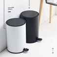 thumbnail image 4 of Youkk Wide Application Trash Can Made Of Stainless Steel Trash Can For Kitchen Garbage Bin Recycle Bin Trash Cans Trash Bin Blue, 4 of 6