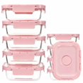 thumbnail image 1 of TechGen Premium Borosilicate Glass Food Storage Containers with Snap Locking Lids, 10 pack, 1 of 8