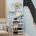 thumbnail image 1 of EGNMCR Christmas Decorations, Christmas Tree Ornaments, Home Doorway Shoe Rack Household Hanging Rack Multifunctional Storage Shoe Cabinet Coat Rack Multi-layer Assembly Shelves Shoe Rack Hanger, 1 of 6