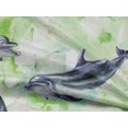 thumbnail image 5 of oneOone Rayon Light Green Fabric Whale Sewing Craft Projects Fabric Prints By Yard 56 Inch Wide, 5 of 5