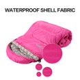 thumbnail image 4 of DESERT & FOX Sacs de Couchage en Flanelle de Coton avec Oreiller, Sac de Compression Enveloppe pour Temps Chaud et Froid 4 Saisons, Sac de Couchage de Randonnée Léger et Portable pour le Camping en Plein Air, la Randonnée, les Voyages, 4 of 5