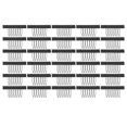 thumbnail image 2 of 30pcs en Acier Inoxydable 7 Pinces à Peigne de Dents, Conception d'Arc, Durable, 3.8 2.9cm, Adapté pour et, 2 of 8