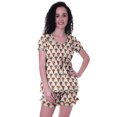 thumbnail image 1 of Moomaya Pyjama en Coton pour Femmes, Ensemble de Nuit 2 Pcs avec Shorts, Ensembles de Pyjama avec Shorts, 1 of 7