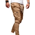 thumbnail image 2 of KIHOUT Mens Fashion Joggers Sports Pants - Drawstring Loose Cargo Pants Sweatpants Trousers, 2 of 4