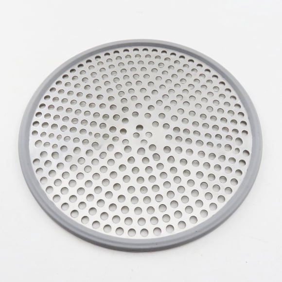 Shower Drain Hair Catcher Strainer Stainless Steel Bathtub Filter with Silicone Rim for Hair Trap in Bathroom Floor Drain