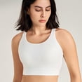 thumbnail image 4 of Yuyuzo Sports Bras for Women Wireless Round Neck High Support Seamless Full Coverage Workout Crop Tank Tops, 4 of 5
