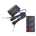 thumbnail image 3 of Digital temperature sensor thermometer LED display dual NTC probe cable, 3 of 3