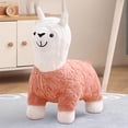 thumbnail image 1 of LSLJS Upholstered Stool Lamb's Fleece Fabric Footrest Change Shoe Footstool Wood Multifunctional Sofa Tea Stool for Living Room Bedroom Porch Polyester Shoe Bench, 1 of 6