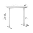 thumbnail image 3 of Bowery Hill Bureau Debout Réglable 60W en Orme Naturel - Bois Manufacturé, 3 of 7