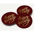 thumbnail image 3 of Inkdotpot Gold Foil Paper Hang Tag Happy Holiday Favor Tag 50 Piece, 3 of 6