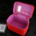 thumbnail image 3 of Travel Makeup Bag Fashion Top Handle Large Capacity Makeup Case Cosmetic Bag, 3 of 8