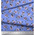 thumbnail image 2 of Soimoi polyester Crepe Fabric Dot,Butterfly & Floral Fabric Prints By Yard 42 Inch Wide, 2 of 3