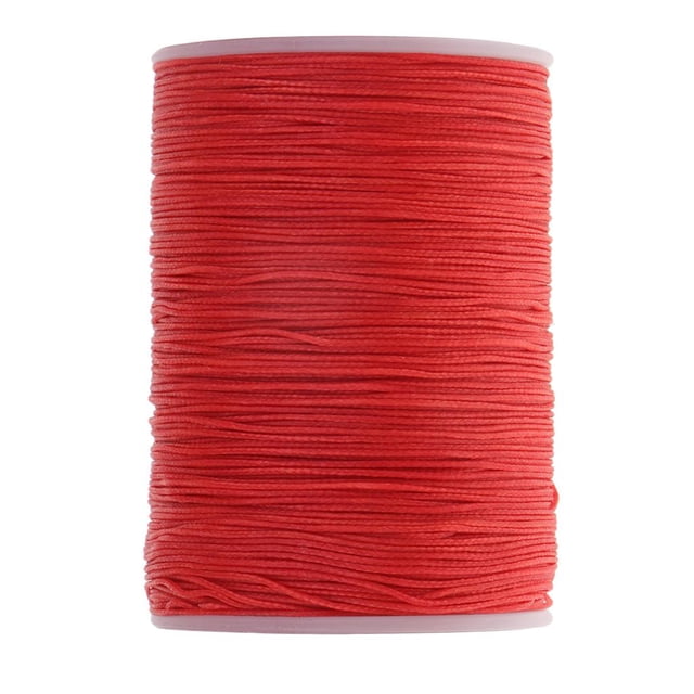 simhoa 130M 0 . 5mm Round ed Thread String Leather Sewing - Red
