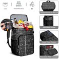thumbnail image 3 of Scientific Formula and Laboratory Print Cooler Backpack, Insulated Leakproof Bag for School, Outdoor, and Study Travel, 3 of 6