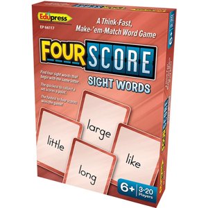 Teacher Created Resources EP-66117 Quatre scores Sight Words jeu de carte