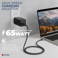 thumbnail image 2 of OXAA 65W USB C GaN Wall Charger – Fast Charging Adapter for Laptops, iOS & Android Devices, Compact & Travel-Friendly, 2 of 7
