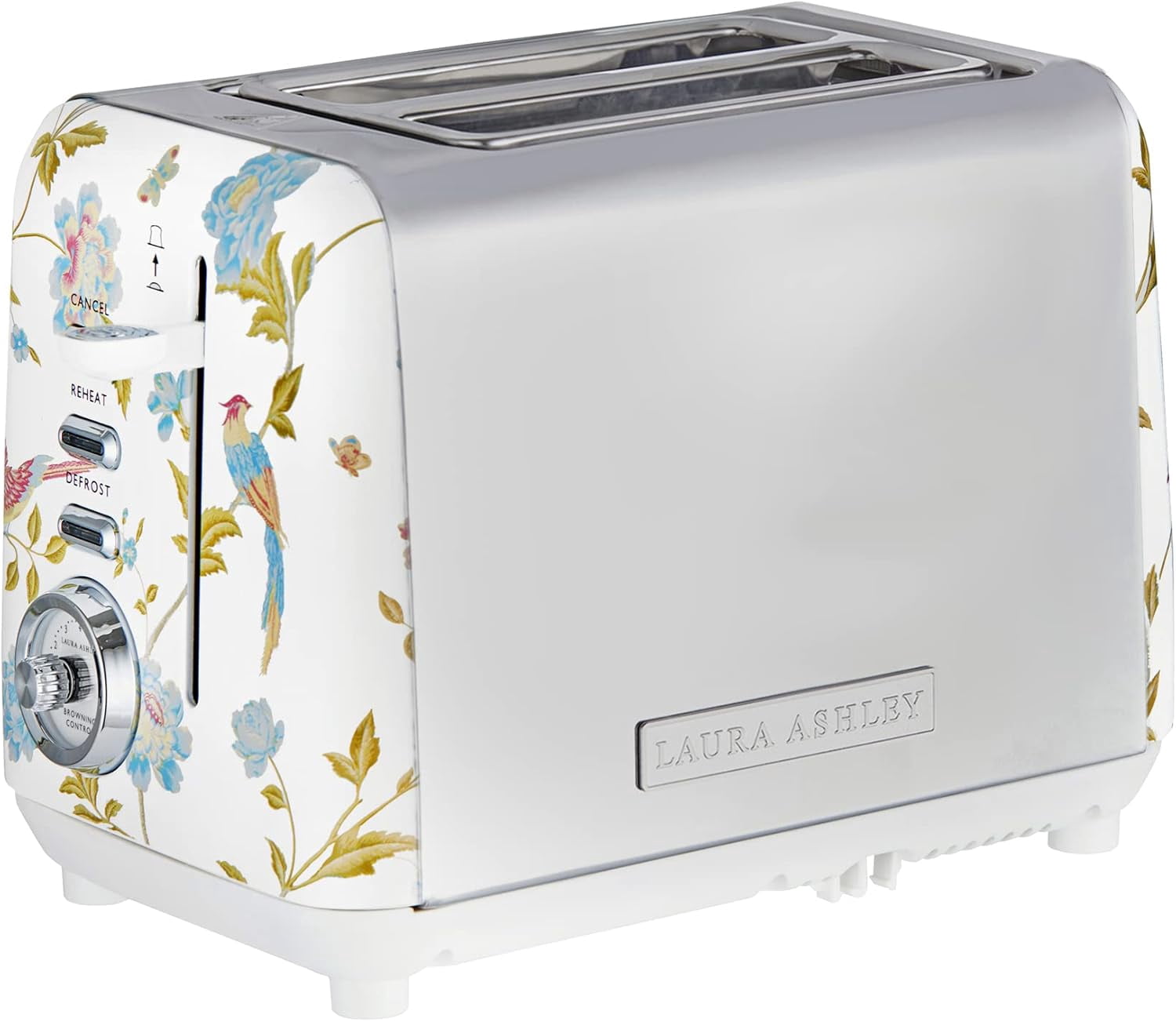 Laura Ashley 2 Slice Toaster, Elveden White