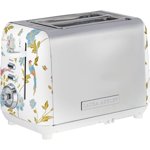 Laura Ashley 2 Grille-pain en tranches, blanc elvédique