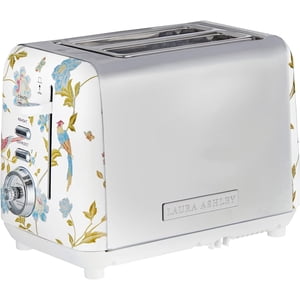 Laura Ashley 2 Slice Toaster, Elveden White