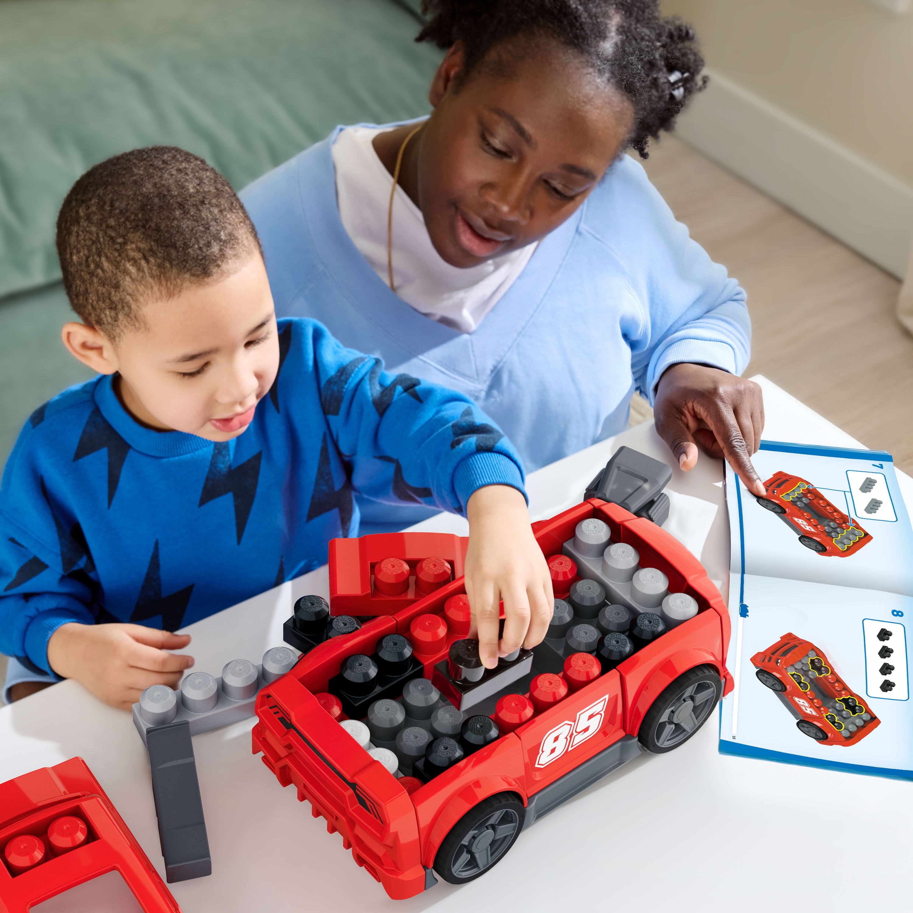 MEGA BLOKS Ma voiture de course à construire, 26 pièces - Exclusivité Walmart