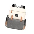 thumbnail image 4 of Bunblic Diaper Bag Backpack for Mom Large Capacity with Changing Pad Travel Bag beige and gray, 4 of 8