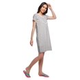 thumbnail image 4 of Moomaya Womens Button Placket Nursing Nightwear Printed Nightdress For Ladies, 4 of 5