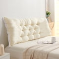 thumbnail image 3 of Bedside Cushion Bedroom Cushion Bed Back Tatami Soft Package Bed Sofa - Soft Support, Versatile Use, Removable Cover, Durable Material, for Bed, Sofa, or Tatami, 3 of 9