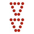 thumbnail image 3 of maskred 10 Pieces EVA Foam Golf Swing Training Exercises Balls Practice Red 42mm 2Set, 3 of 6