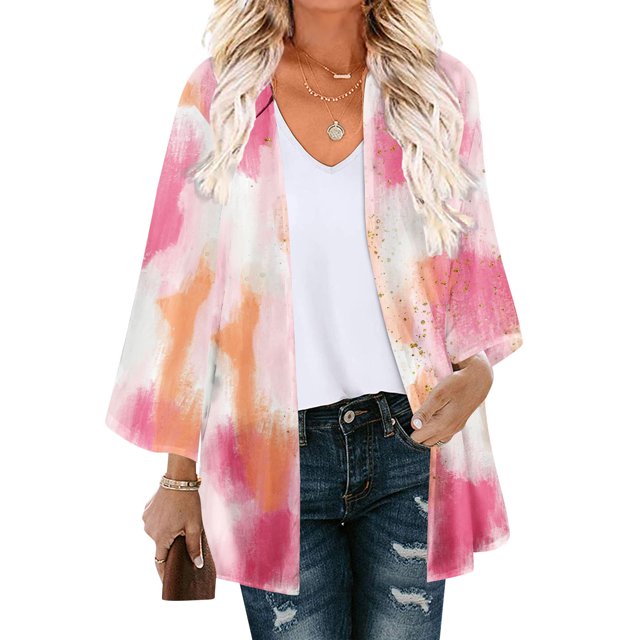 Nouveaux Hauts pour Femmes 2023 Mode Femme Col Rond Grande Taille T-Shirt Manches Longues Blouse Imprimée Automne Hauts Chandail en Molleton Chemise Manches Longues pour Femmes