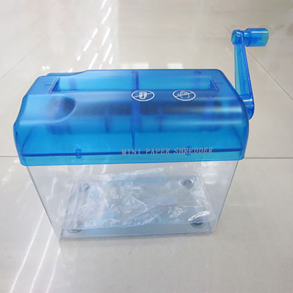Déchiqueteuse manuelle portable Mini outil de coupe de documents pour bureau à domicile