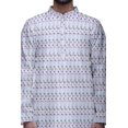 thumbnail image 4 of Atasi Kurta Pyjama de Fête pour Hommes, Col Mandarin, Ensemble Ethnique Imprimé Kurta, 4 of 5