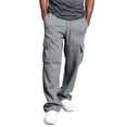 thumbnail image 2 of RKSTN Cargo Pantalon pour Hommes à Multiples Poches, Réfléchissant, Jambe Droite, Salopette de Sport Décontractée, Pantalon Léger à Cordon de Serrage pour la Randonnée en Plein Air, 2 of 6