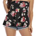 thumbnail image 3 of Women‘s Tube Tops Solid/Floral/Leopard/Geometric Print Sleeveless Open Back Loose Tank Tops, 3 of 6