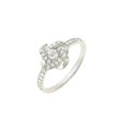 thumbnail image 4 of XZNGL Open Ring Female Fashion Personality Four-leaf Ring Friendship Ring Ring Necklace Female Collarbone Chain, 4 of 9