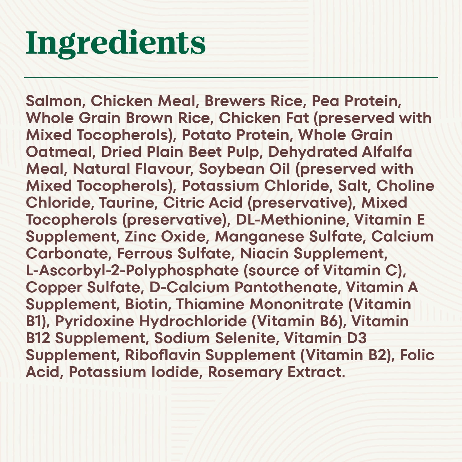 NUTRO WHOLESOME ESSENTIALS Adult Dry Cat Food Salmon & Brown Rice Recipe, 2.27kg Bag
