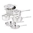 thumbnail image 1 of DEMEYERE Essential 5 10 Piece 18/10 Stainless Steel Cookware Set, 1 of 11