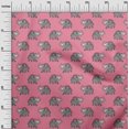 thumbnail image 2 of oneOone Cotton Flex Fabric Elephant Block Decor Fabric Printed BTY 40 Inch Wide, 2 of 4