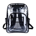 thumbnail image 2 of Clear PVC Stadium Backpack with Large Laptop Compartment 1 Count, 2 of 3