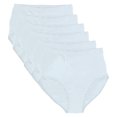 thumbnail image 2 of Fruit of the Loom Culottes Blanches en Coton (Lot de 6 Paires) (pour Femmes), 2 of 3