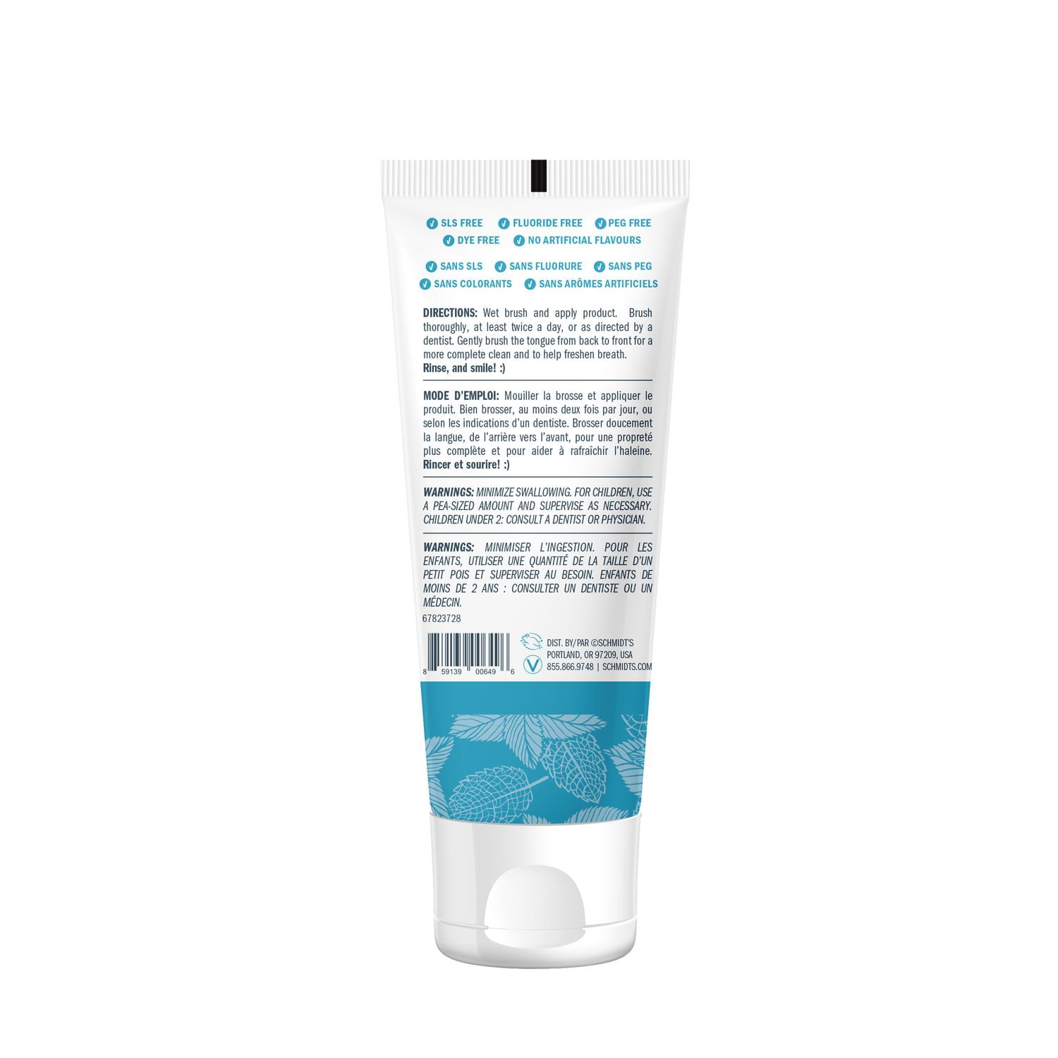 Schmidt's Wondermint Tooth + Mouth Paste