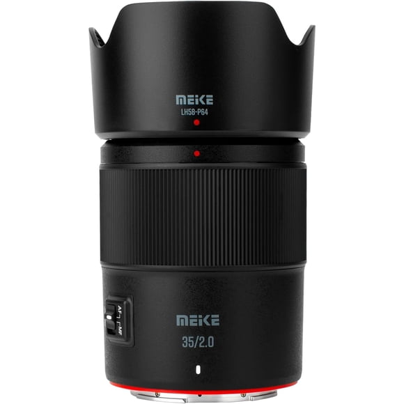 Meike 35mm F2.0 Full Frame AF STM Lens Wide Angle Auto Focus Fixed Prime Portrait Lenses Compatible with Sony E Mount Mirrorless Cameras A9 A9II A7III